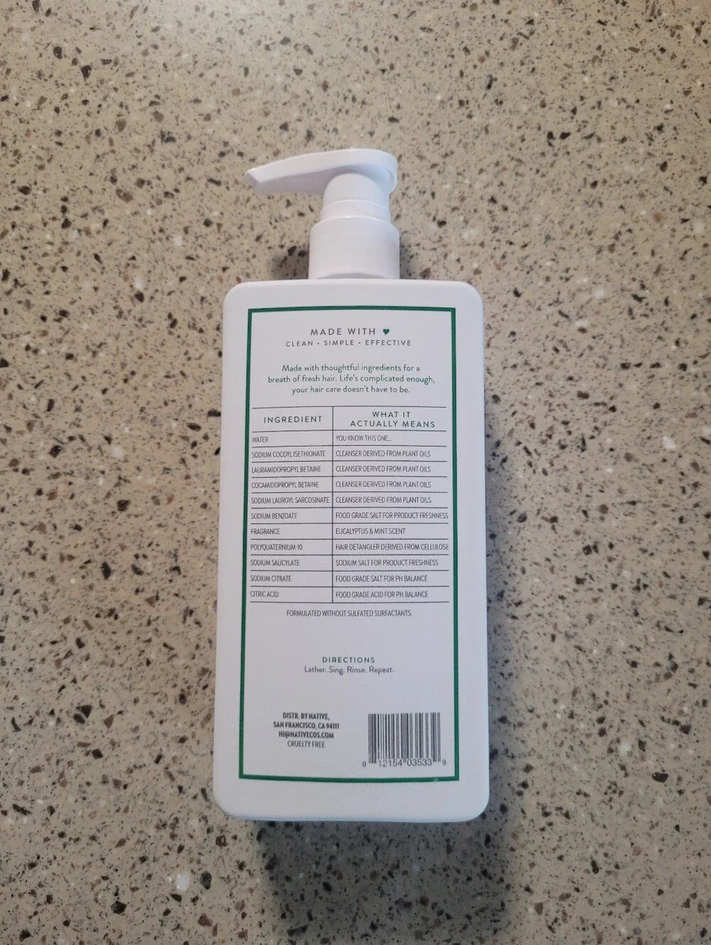 Native scalp refreshing